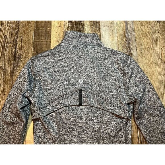 Lululemon Define Jacket Heathered Black Luon Size 2 - Picture 7 of 8